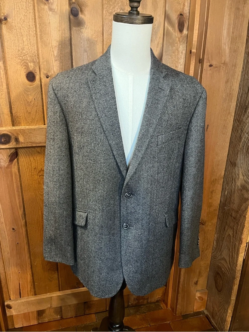 Jos. A. Bank 1905 wool herringbone blazer 44 short 3252